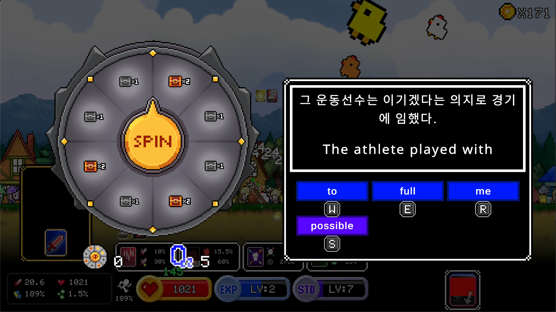 #5. Hero Hellspawn - Roguelite English Learning Game Demo (Steam) 由: Fun And Study