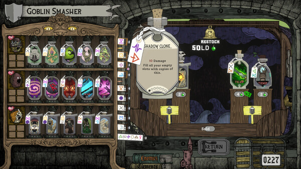 Screenshot of FLASK gameplay showing in-action mechanics