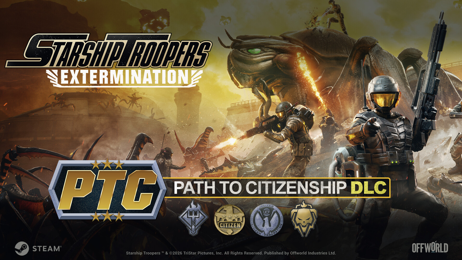 Starship Troopers: Extermination - Path to Citizenship MEGA Supporter Pack