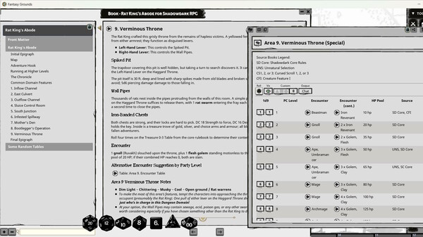 Fantasy Grounds - Rat King's Abode for Shadowdark RPG