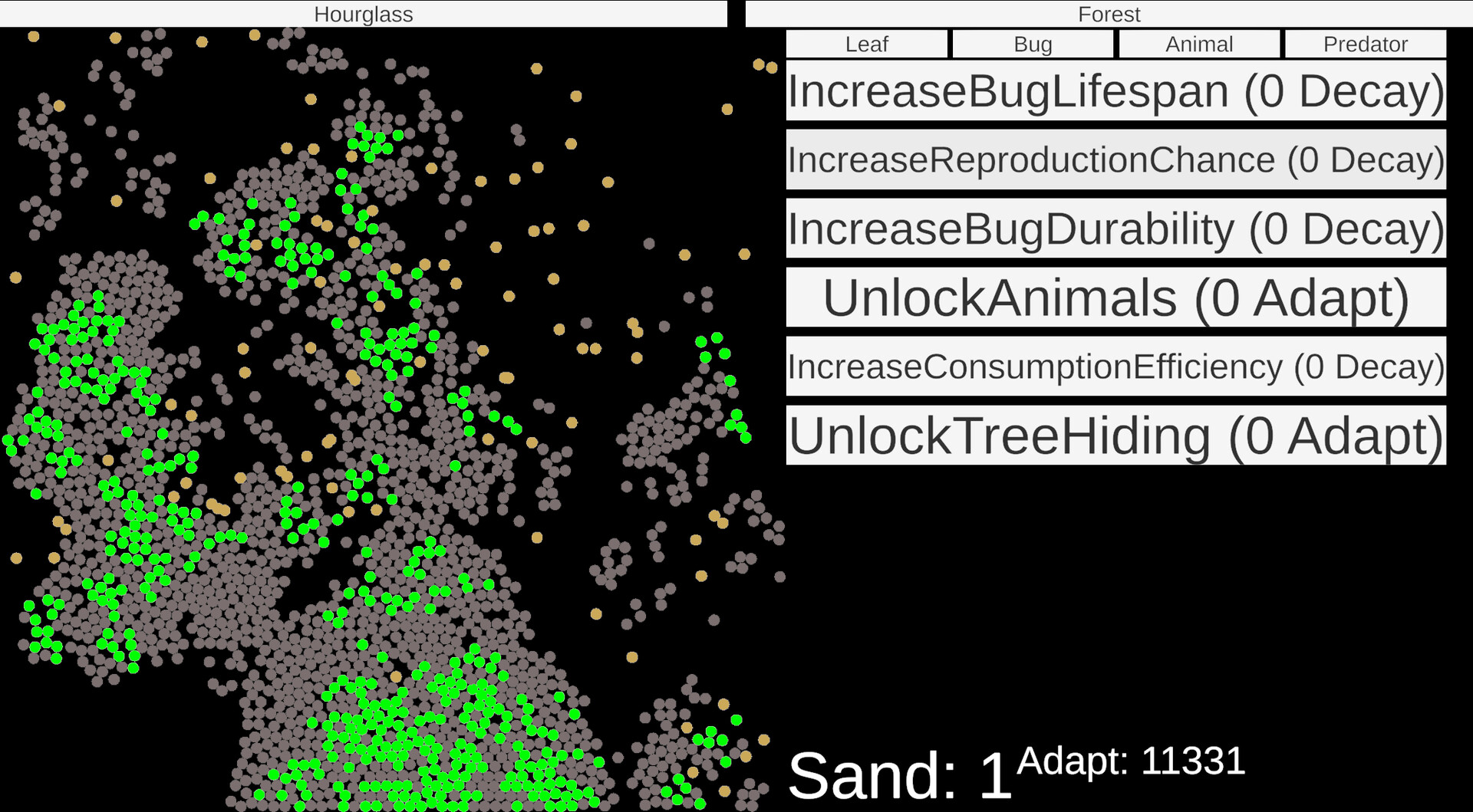 #10. Falling Sand Idle (Steam) Podle: Vegetablebread Games