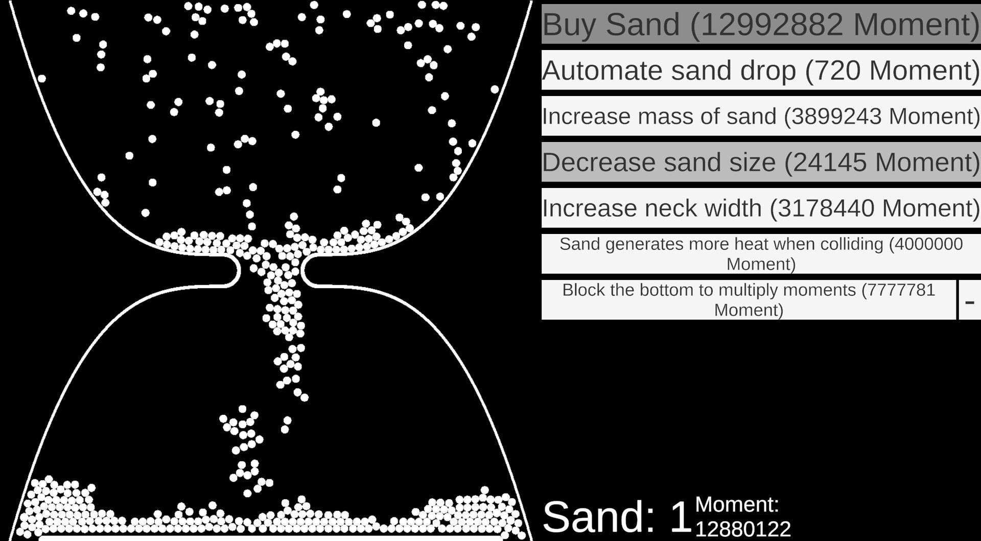 #2. Falling Sand Idle (Steam) Podle: Vegetablebread Games