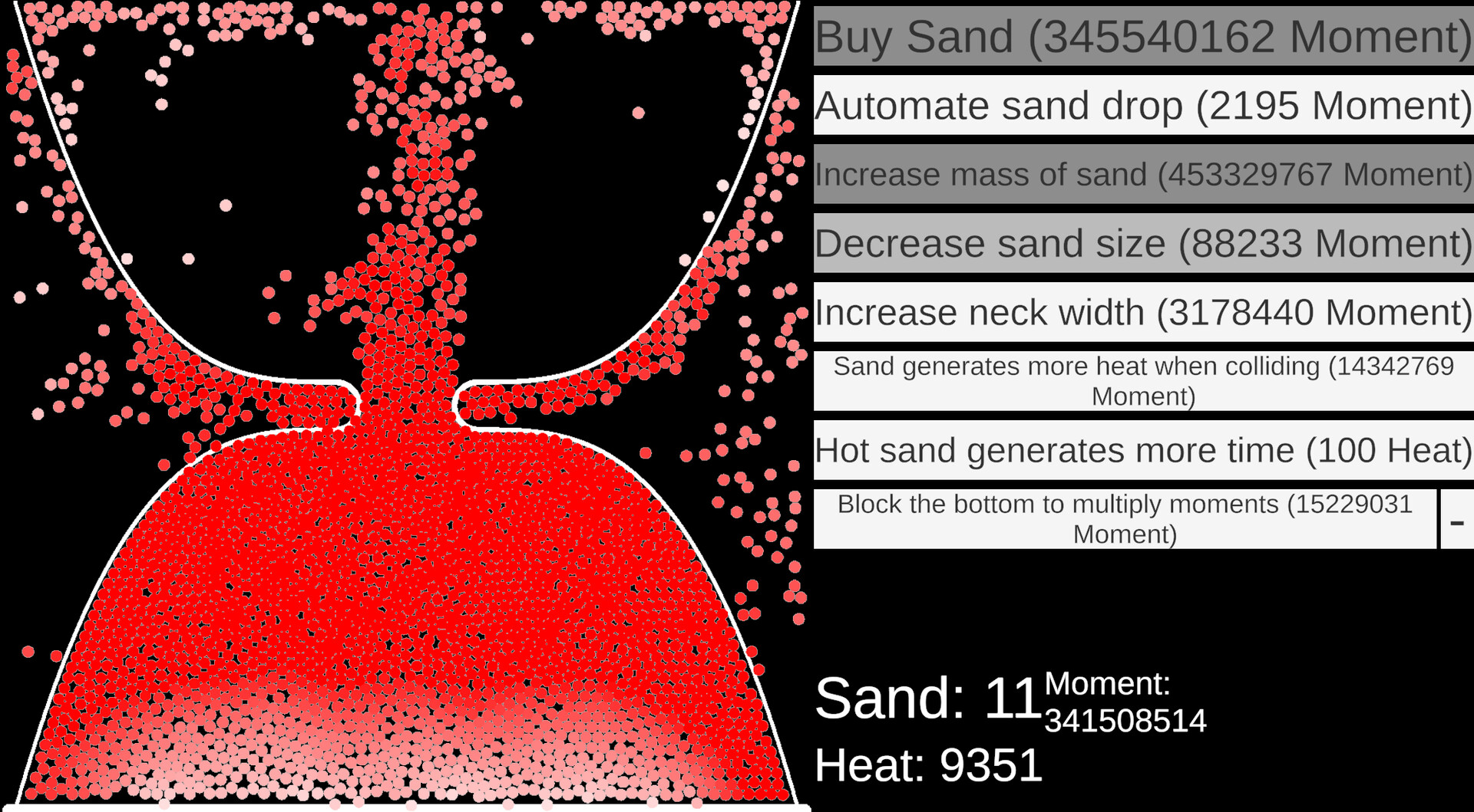 #5. Falling Sand Idle (Steam) Podle: Vegetablebread Games