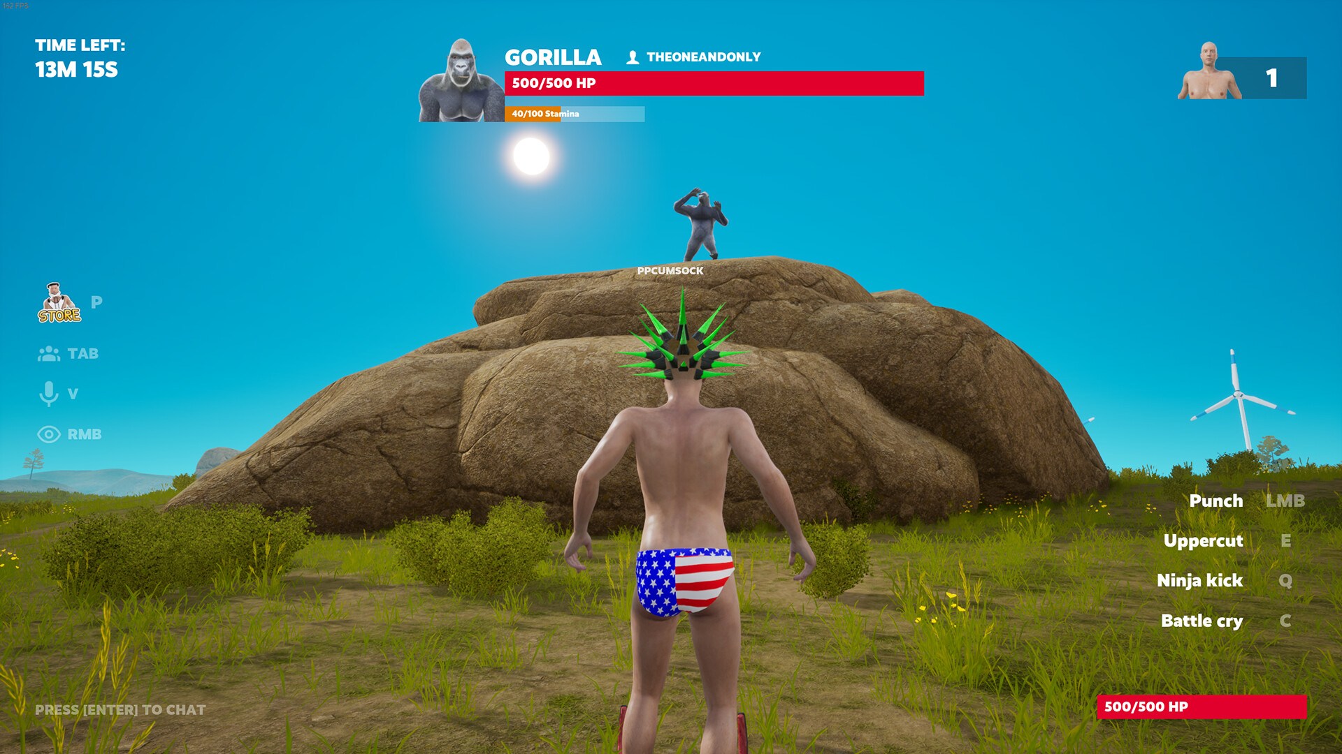 #5. 100 Men vs 1 Gorilla (Steam) 由: Kekdot