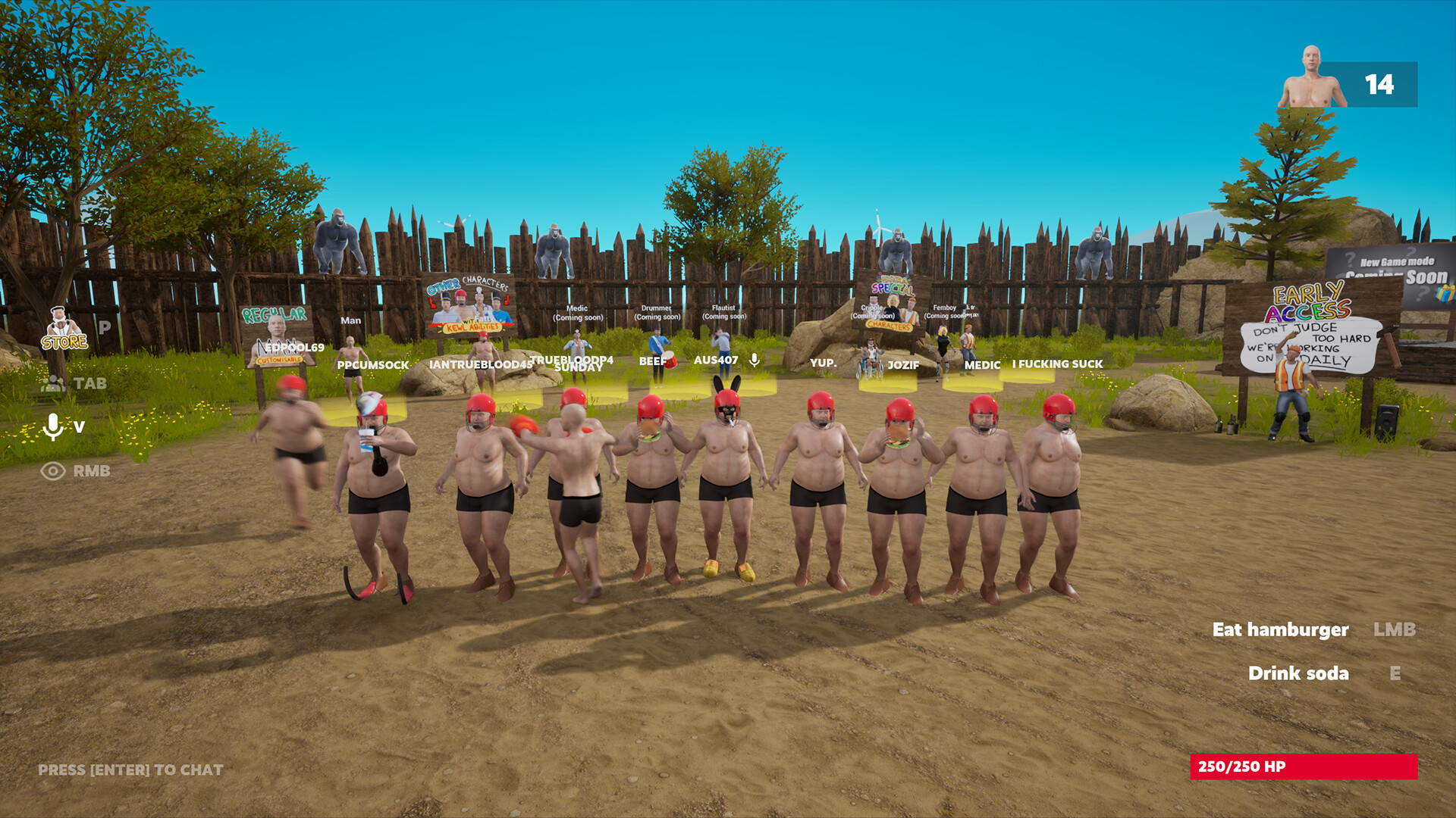 #2. 100 Men vs 1 Gorilla (Steam) 由: Kekdot