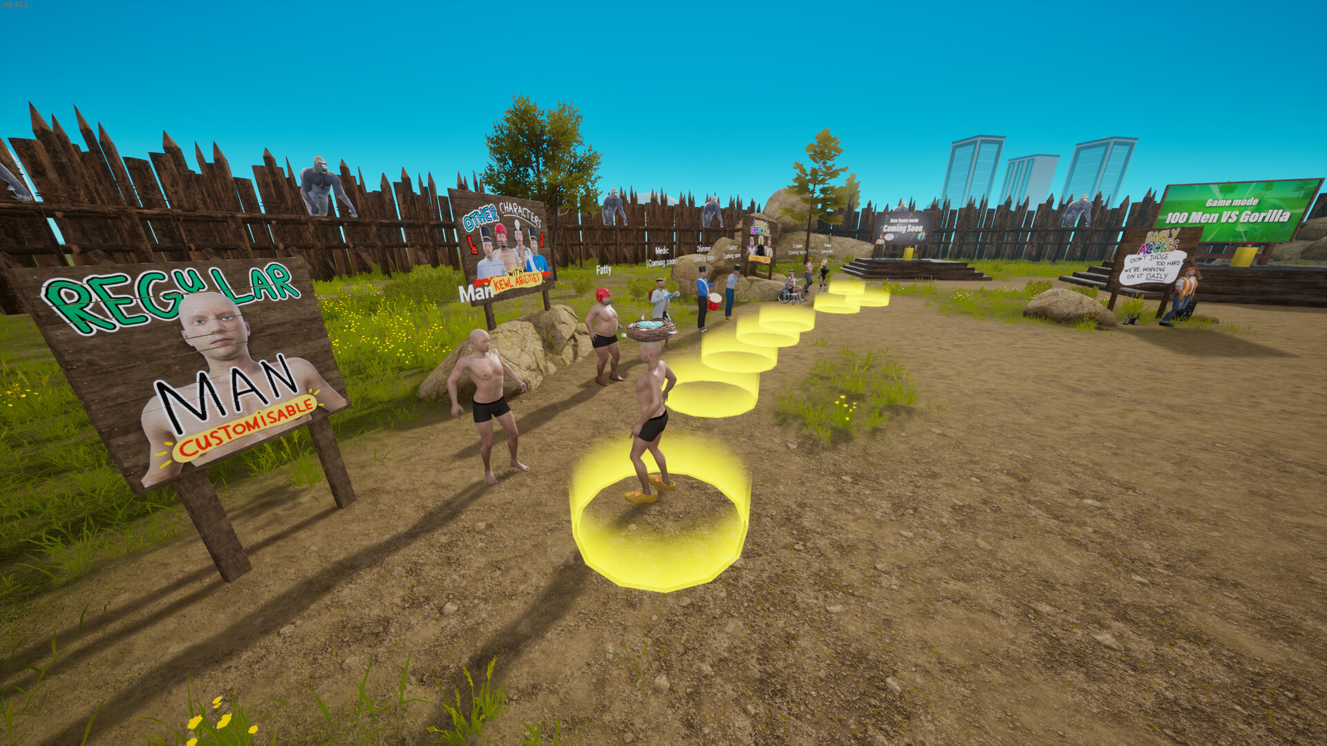 #7. 100 Men vs 1 Gorilla (Steam) 由: Kekdot