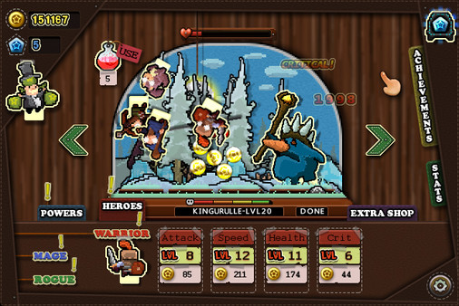 Tap Heroes screenshot 2