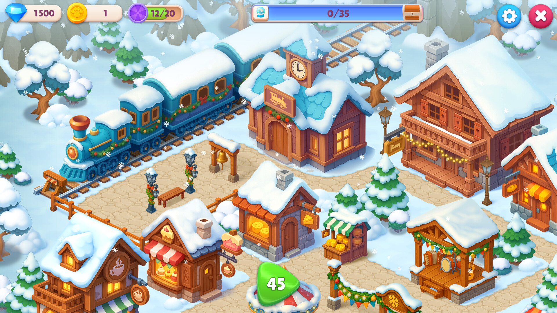 Catjong 2: Pawprints in the Snow screenshot screenshot 2