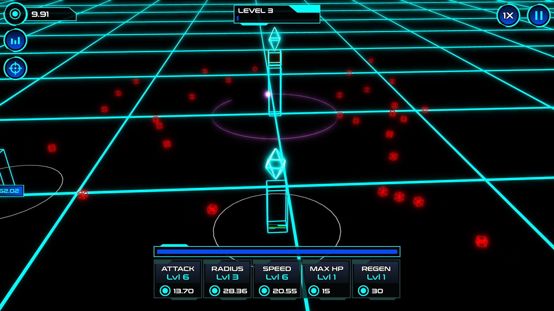 Idle Geometry Defense screenshot #1