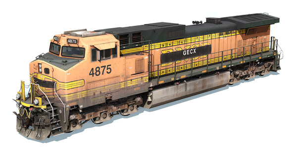 Trainz 2022 DLC - GECX C44-9W EX-BNSF 4772-4877