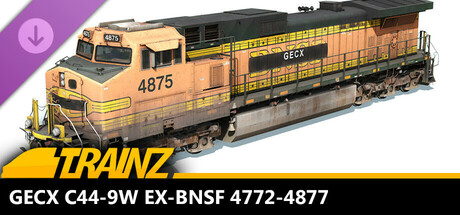 Trainz Plus DLC - GECX C44-9W EX-BNSF 4772-4877 cover art