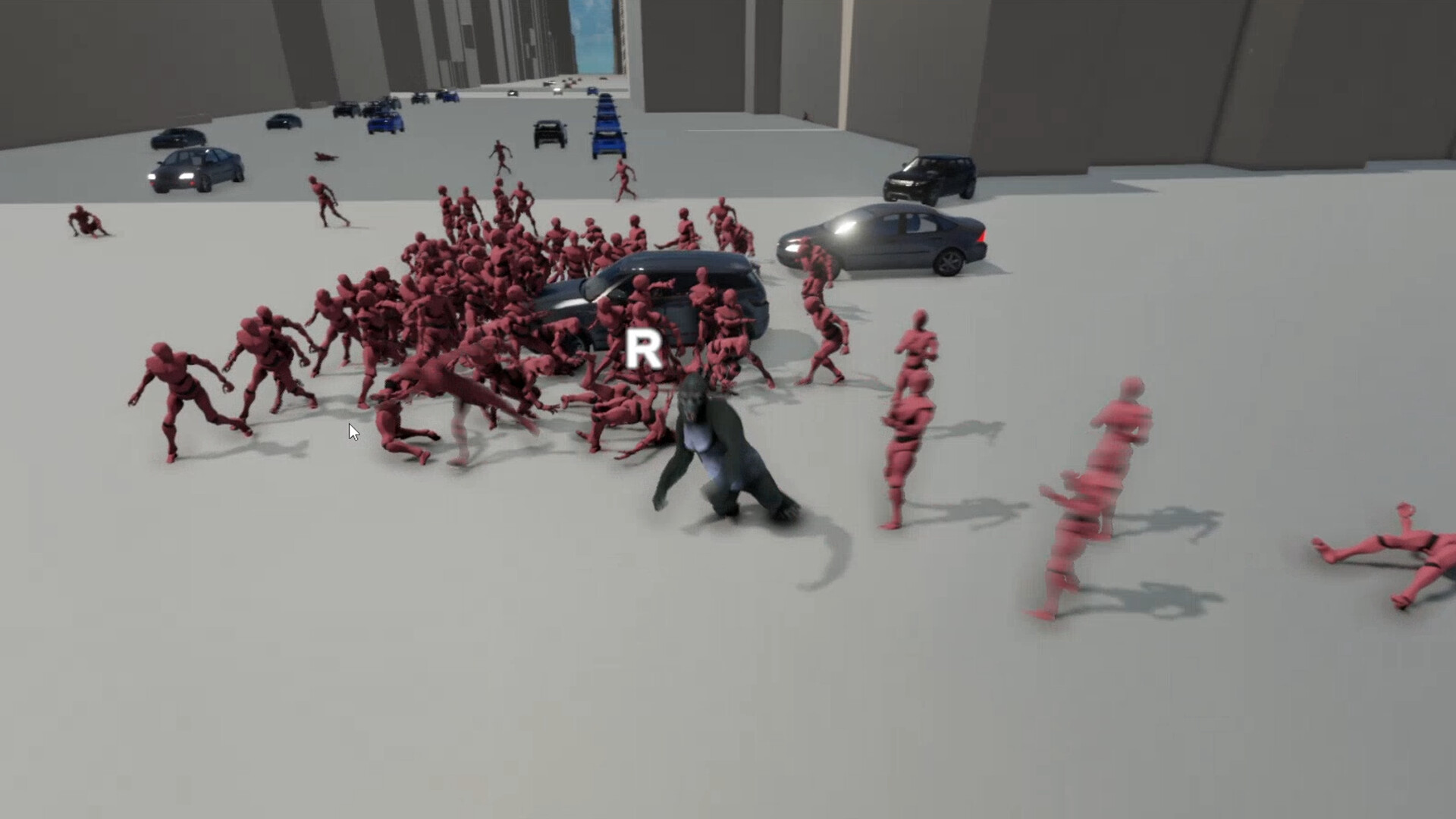 A Gorilla vs 100 Men Simulator screenshot #3