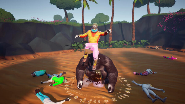 Скриншот из 100 MEN VS GORILLA