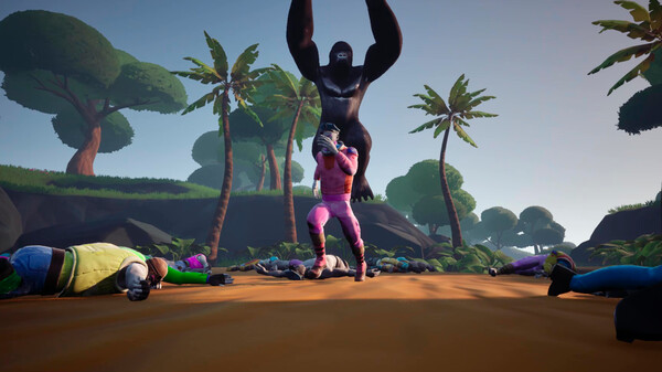 Скриншот из 100 MEN VS GORILLA