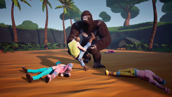 Скриншот из 100 MEN VS GORILLA