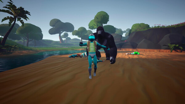Скриншот из 100 MEN VS GORILLA