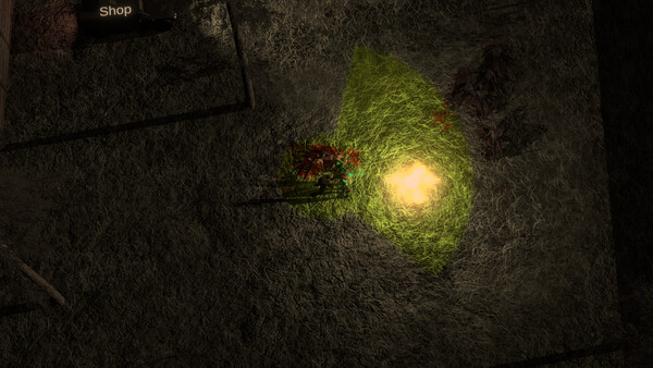 Screenshot of Tainted by the Stars: The Dead Among Us gameplay showing in-action mechanics