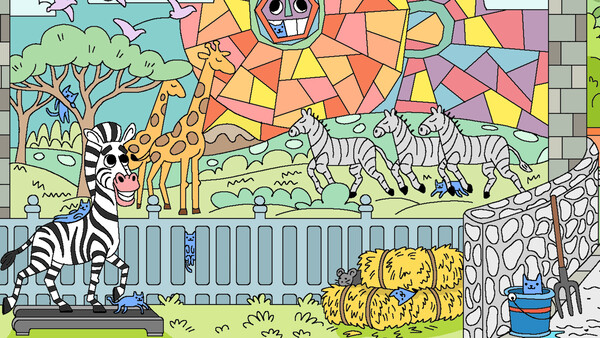 100 Cats Lost In USA Find & Color screenshot 5