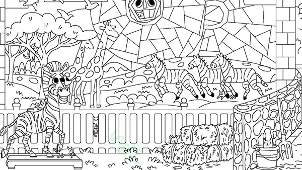 100 Cats Lost In USA Find & Color screenshot 4