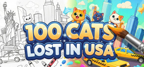 100 Cats Lost In USA Find & Color