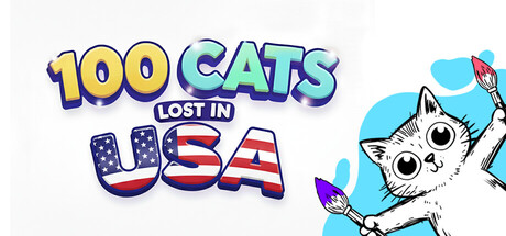 100 Cats Lost In USA Find & Color