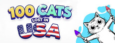 100 Cats Lost In USA Find & Color