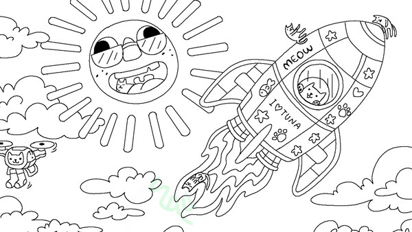 100 Cats Lost In USA Find & Color screenshot 1