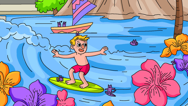 100 Cats Lost In USA Find & Color