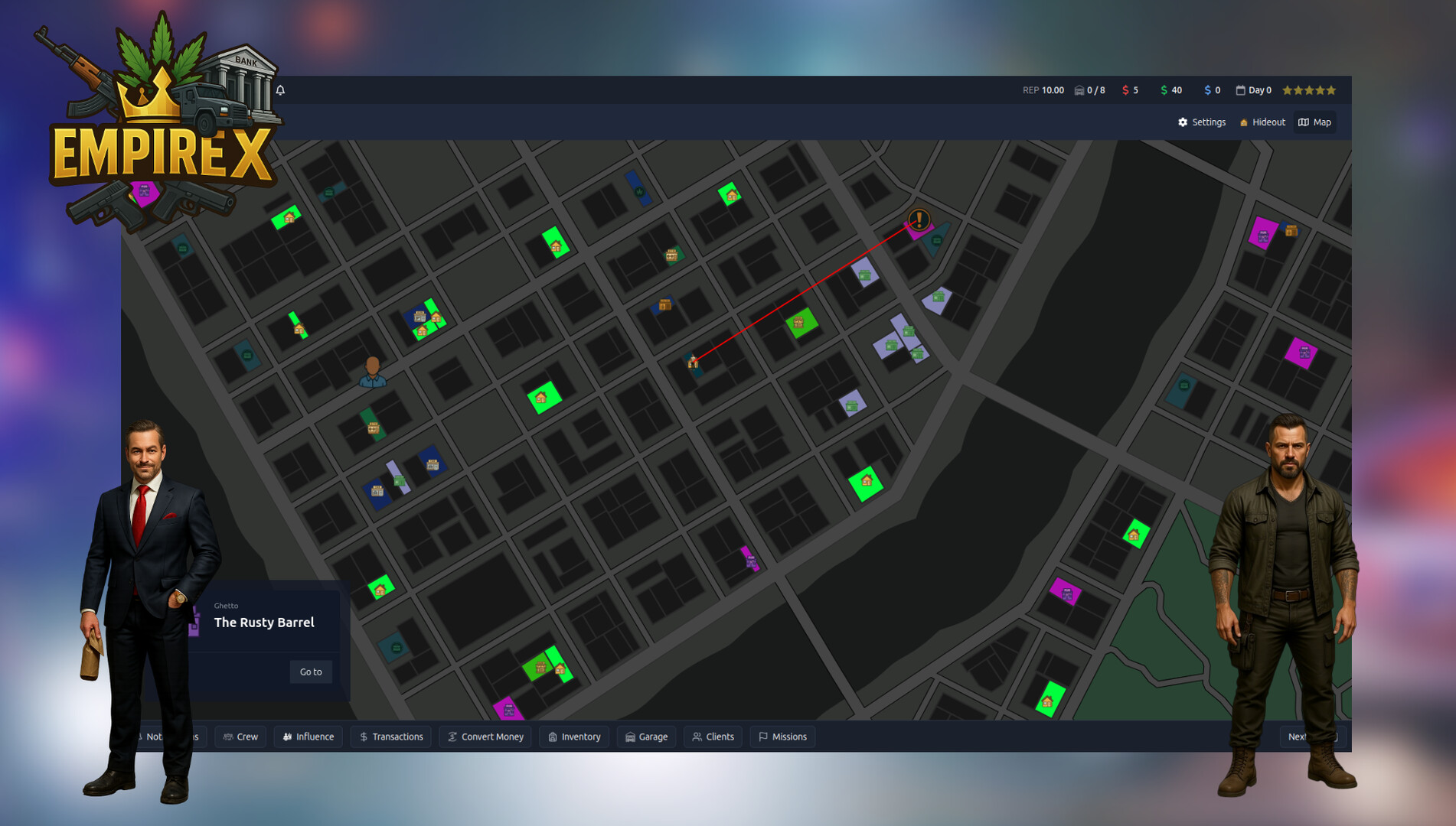 EmpireX - Business, Real Estate and Crime Simulator screenshot 1