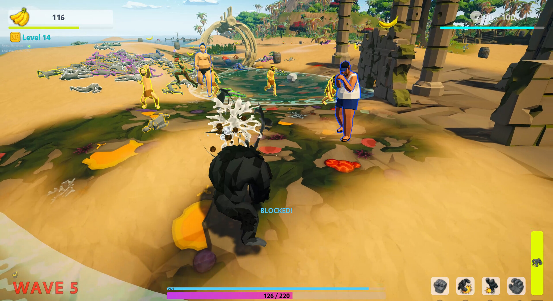 The Showdown: Gorilla vs 100 screenshot #8