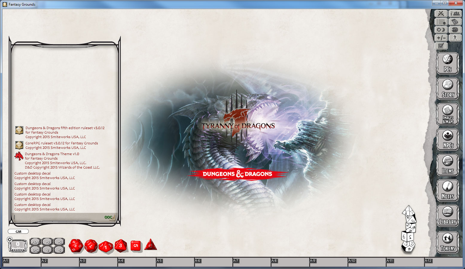 Fantasy Grounds - D&D Hoard of the Dragon Queen screenshot 1