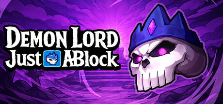 Steam header art for Demon Lord: Just a Block