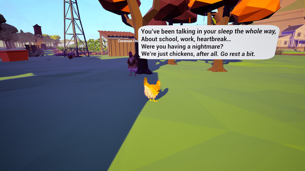 Screenshot of Farm Chicken gameplay showing in-action mechanics
