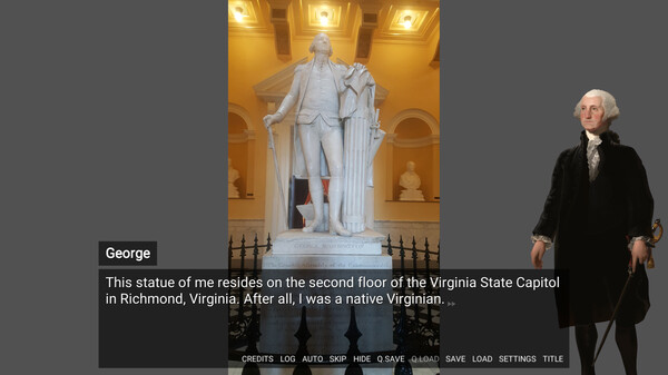 Screenshot 3 of Important People of History: Presidents - George Washington - more gameplay footage