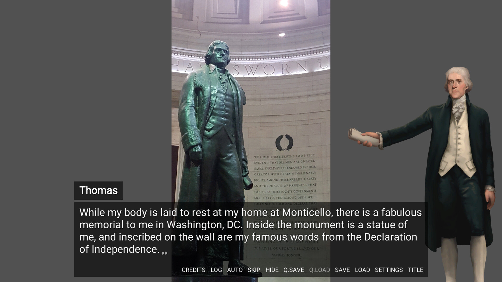 Important People of History: Presidents - Thomas Jefferson screenshot #2