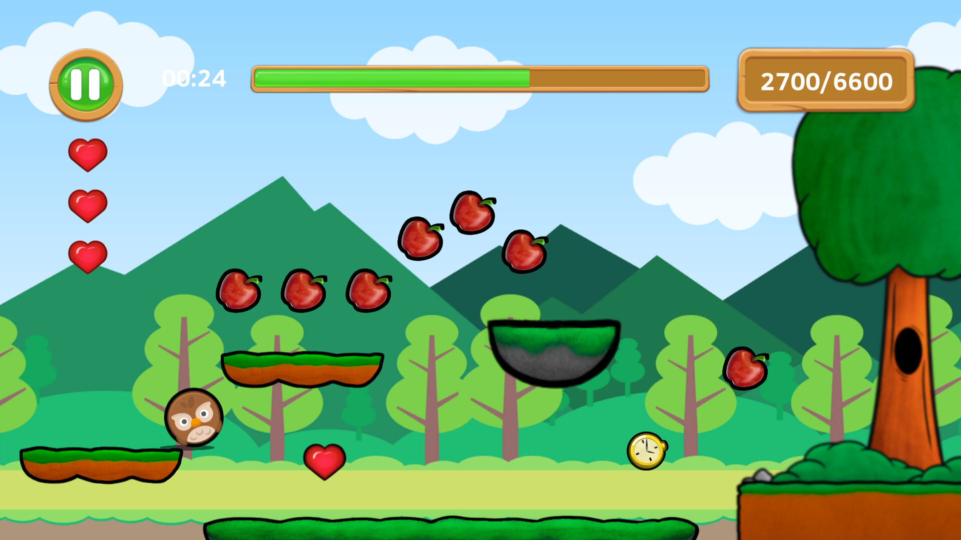 #1. Owl Bounce (Steam) By: Esemte Games