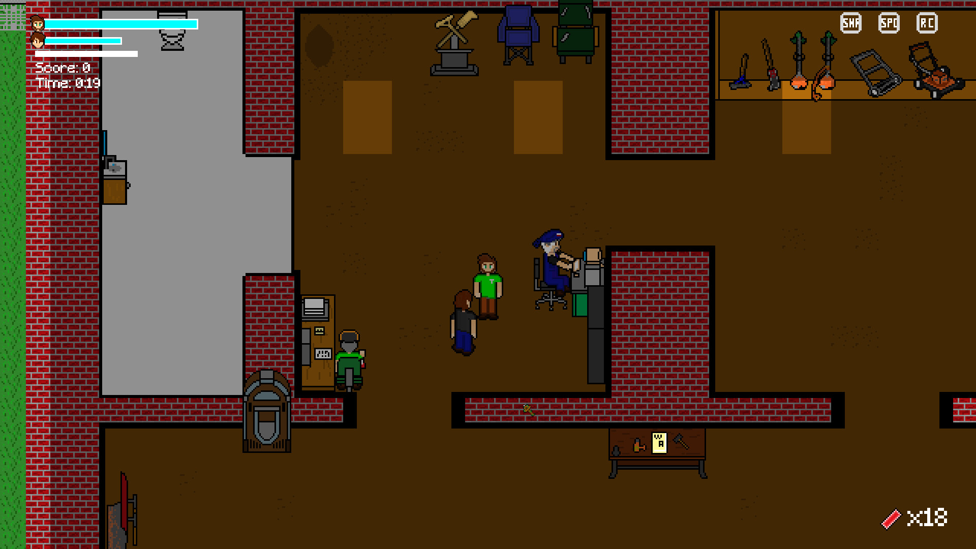 #7. Weed Wacker Warrior (Steam) 由: Station City Studio