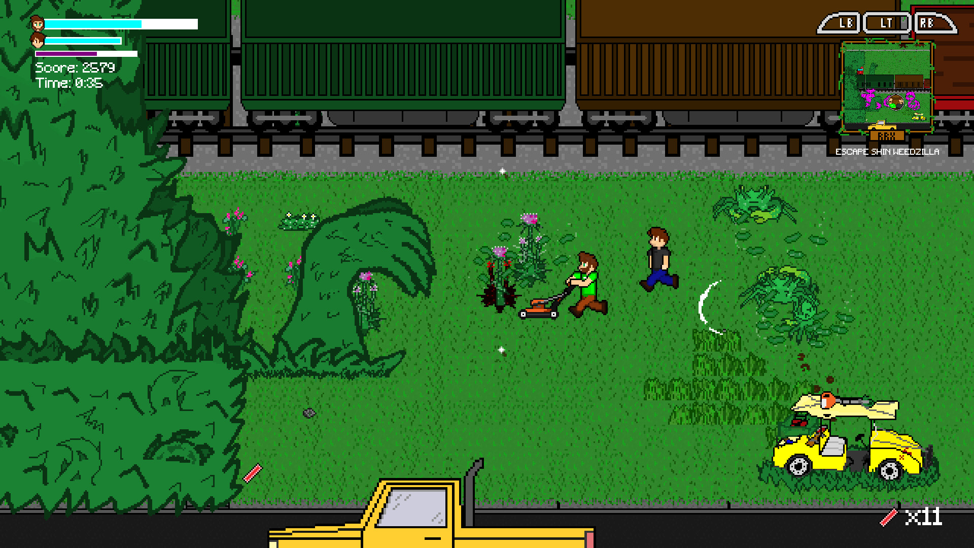 #2. Weed Wacker Warrior (Steam) 由: Station City Studio