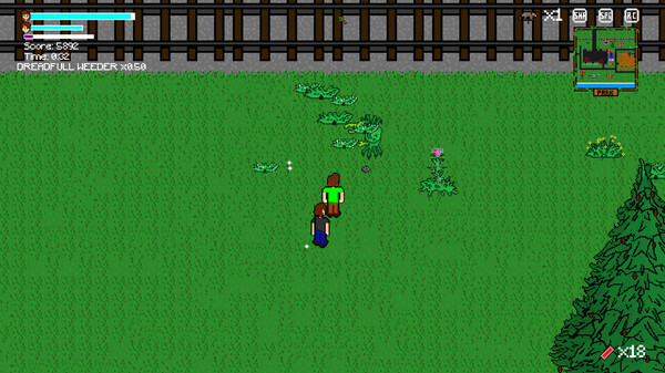 Weed Wacker Warrior screenshot 1