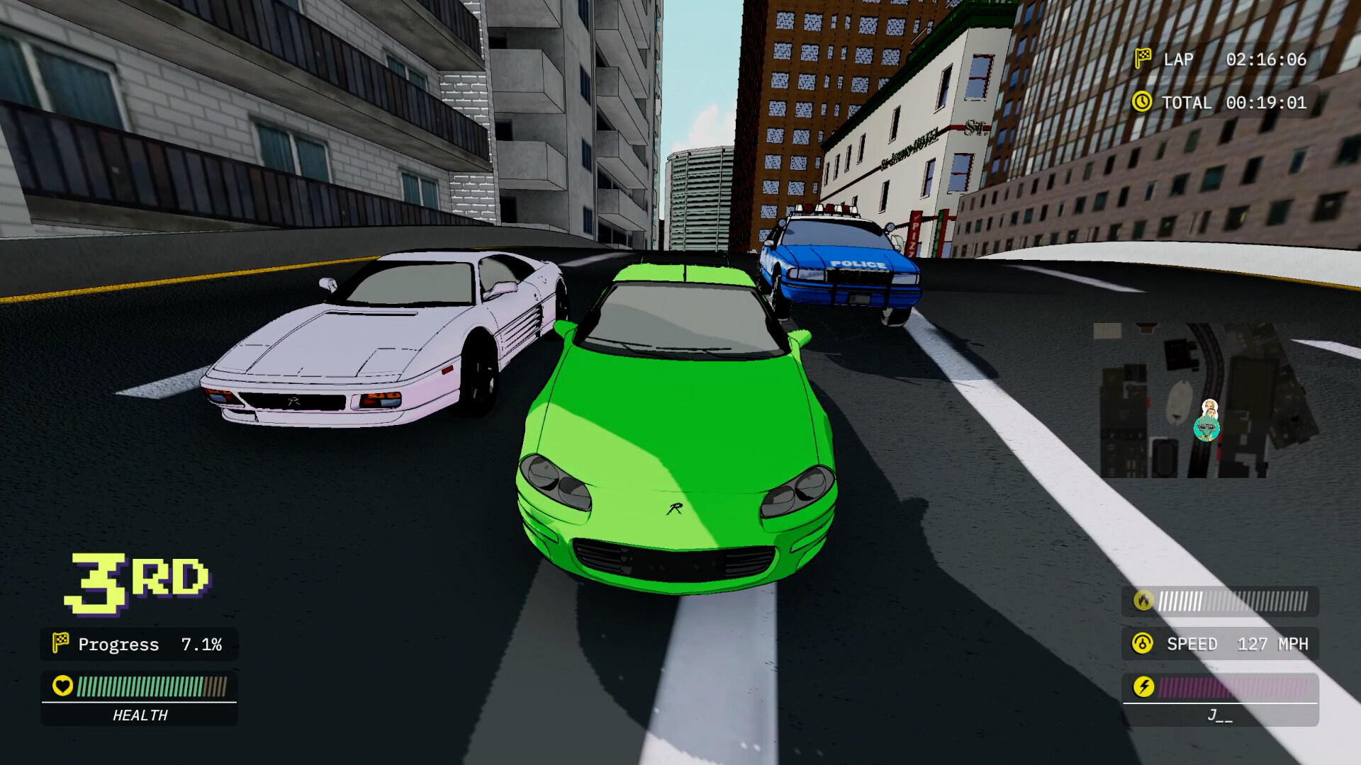 #2. Race Jam Demo (Steam) 由: DiffGames LLC