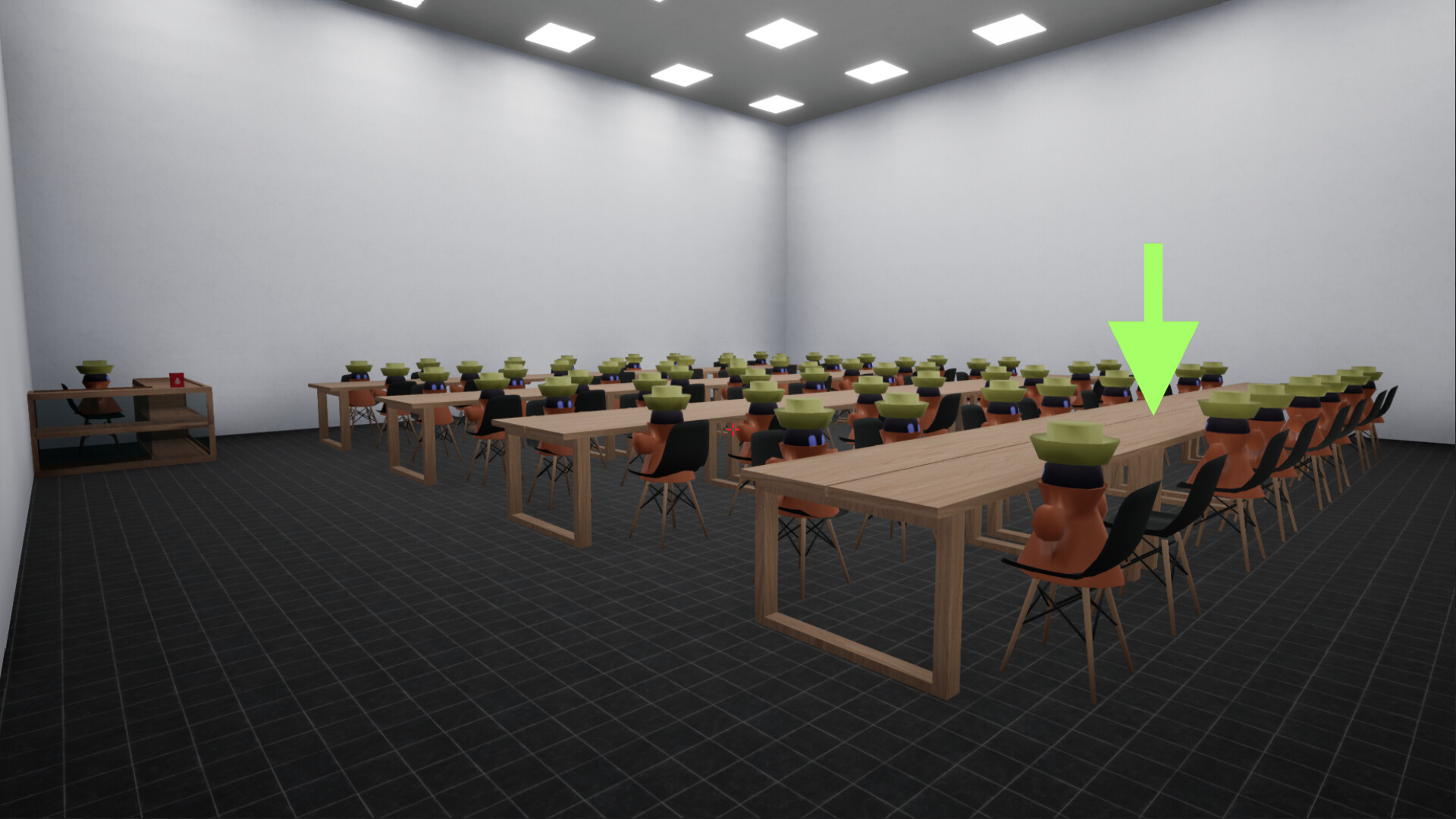 Players gather in an online lobby in Primateria: Reburn