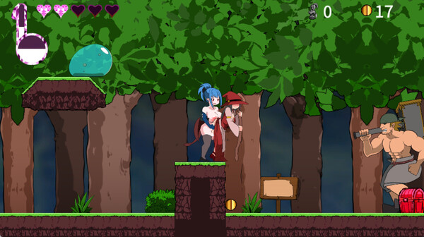 Screenshot of The Ring Of Succubus Queen gameplay showing in-action mechanics