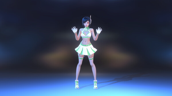 Angel Legion-DLC Cheerleader (Green)