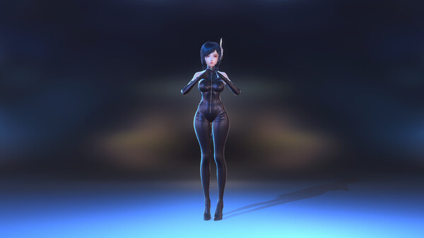 Angel Legion-DLC Tight Leather (Black)