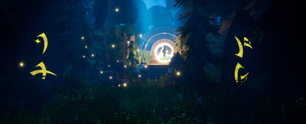 Screenshot of Forestless gameplay showing in-action mechanics