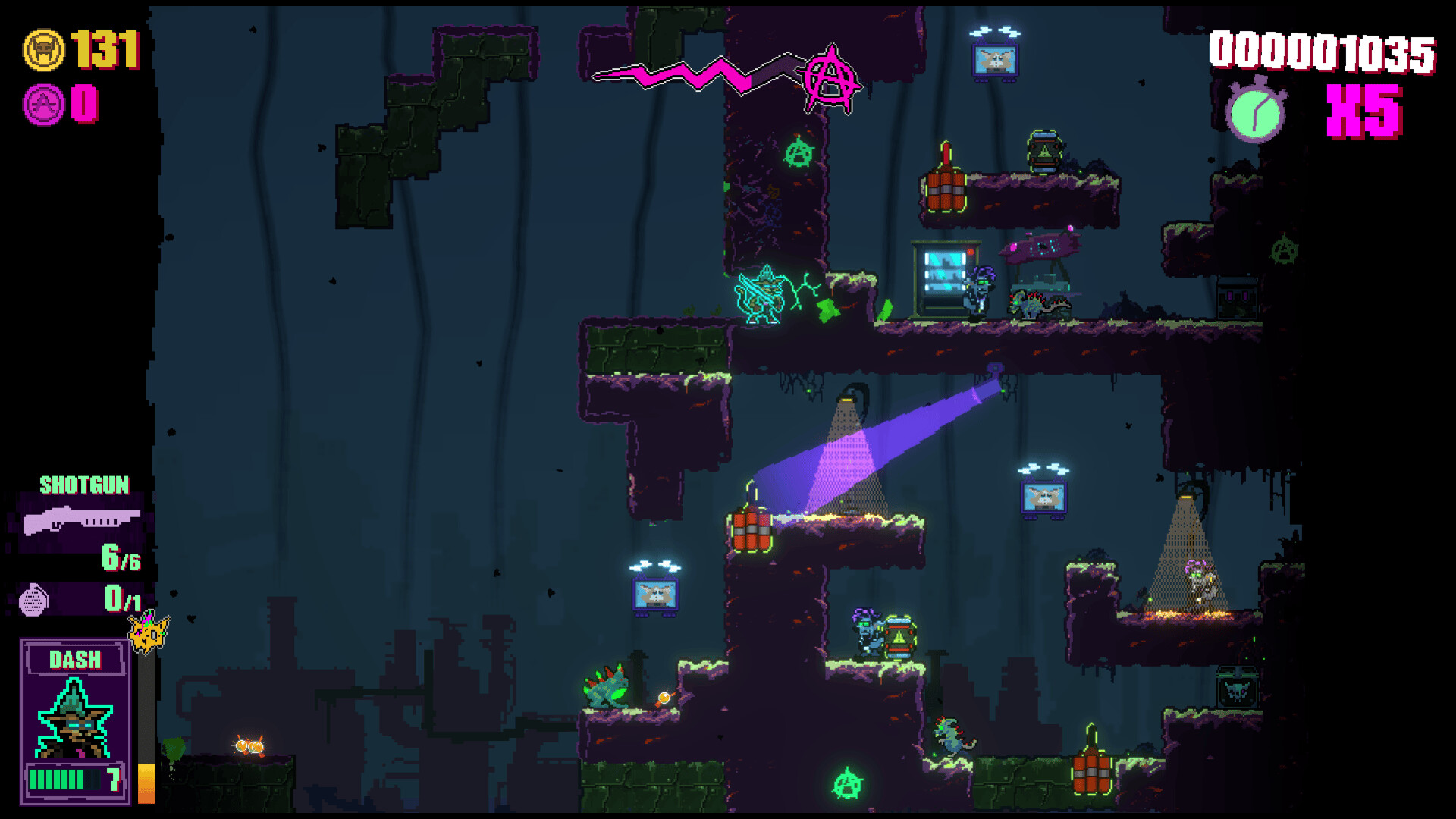 #5. CLAWPUNK Demo (Steam) Podle: Megabit Publishing