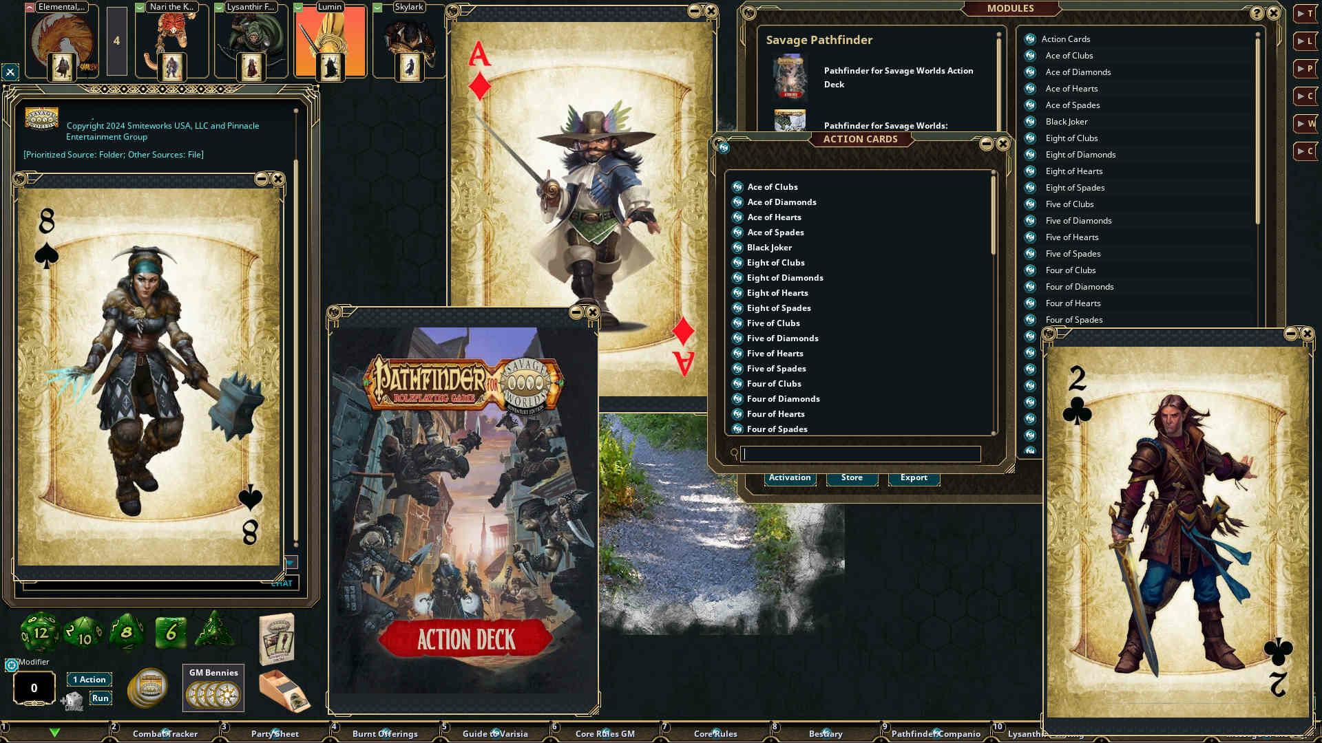 #4. Fantasy Grounds - Pathfinder(R) for Savage Worlds Action Deck (Steam) 来自: SmiteWorks USA, LLC