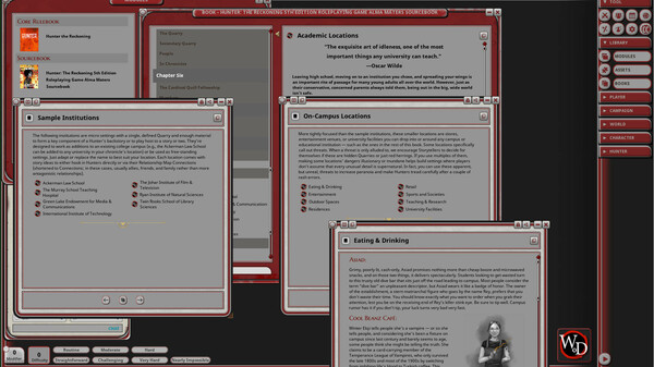 Fantasy Grounds - Hunter: The Reckoning - Alma Maters