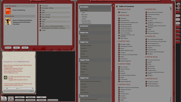 Fantasy Grounds - Hunter: The Reckoning - Alma Maters for steam Fantasy Grounds - Hunter: The Reckoning - Alma Maters for steam