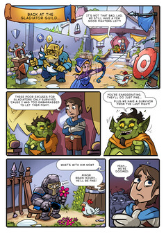 Gladiator Guild Manager – The Price of Glory (Comic Book)